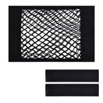 Car Trunk Organizer Mesh Net Double Mesh Trunk Storage Mesh Bag Fire Extinguisher Fixed Mesh Finishing Storage Elastic Strap