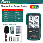 LinkMejor FR705 FR705E Photovoltaic Solar Power Tester MPPT Power Meter 1000W 2000W Auto Range Digital Display Photovoltaic Analyzer Solar System Maintenance