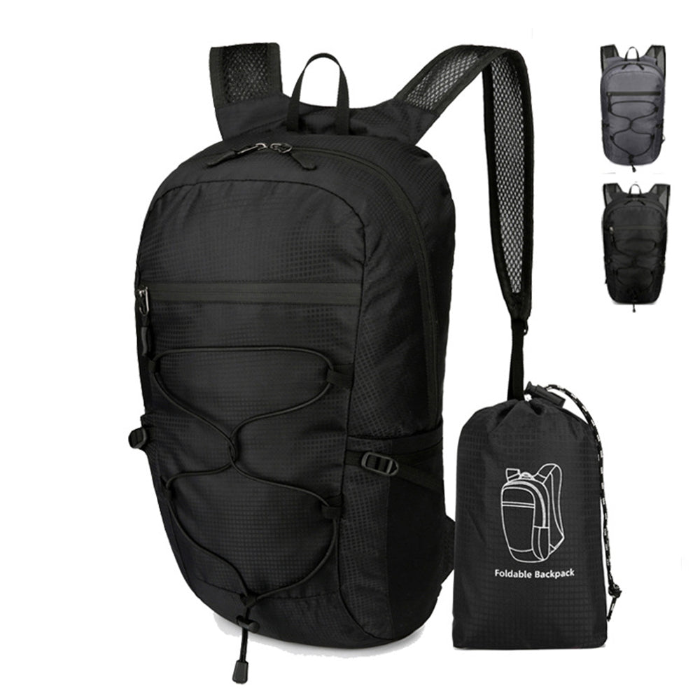 IPRee Breathable Foldable Mountain Riding Backpack Waterproof Large Capacity Sports Backpack Portable Hiking Backpack Travel