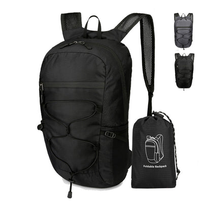 IPRee Breathable Foldable Mountain Riding Backpack Waterproof Large Capacity Sports Backpack Portable Hiking Backpack Travel