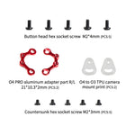 1-5 Kits Axisflying DJI O3 to O4 Pro Adapter - Frame Conversion for MANTA 5/C35 V2/C30, Plug & Play