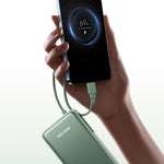 Xiaomi NPB1045 45W 36Wh 10000mAh Smart LCD Display Power Bank Come with USB-C Cable External Battery Power Supply with 2 Inputs & 3 Outputs Support PD3.0 QC3.0 Apple2.4 Fast Charging for iPhone 17 17Pro Xiaomi 17pro for Huawei Mate XTs