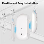MOES Tuya BLE ZigBe Smart Electric Curtain Robot Timing Auto Opener Closer Light Sensor App Remote Control Support Alexa Google Home