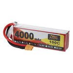 LinkMejor 14.8V 4000mAh 100C 4S LiPo Battery XT60 Plug for RC Drone