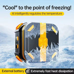 P70 Semiconductor Cooler 10W 2000mAh Magnetic Phone Radiator AI Temp Control Gaming Cooler for iPhone Android Universal
