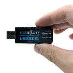 USB2RIG Radio USB Sound Card Connector for KENWOODs/YAESU/ICOM Business Radio Support TTL/232/CIV