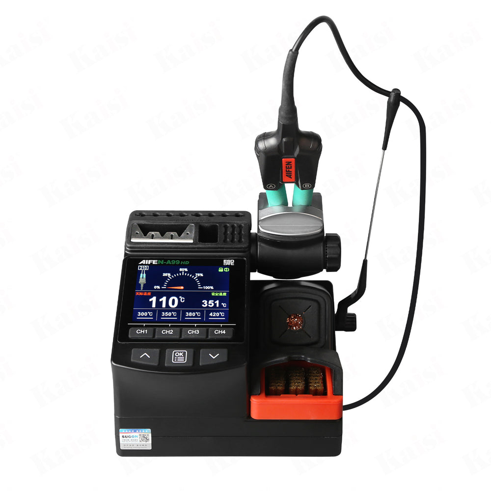 LinkMejor A99HD Tweezers Soldering Station 320W Digital Rework Station With 4 Memory Channels 100°C-450°C Adjustable Temperature For SMD Electronics Repair