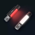 LinkMejor 6-in-1 1000lm Dual-light Zoomable Alarm Flashlight USB-C Rechargeable Mobile Power Bank Magnetic Camping Work Light