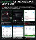 Vgate iCar Pro 2S ELM327 OBD-II Adapter Fast bluetooth V5.3 for Android/IOS/PC OBD2 Scanner Upgraded Version V2.3 Car Diagnostic Tool