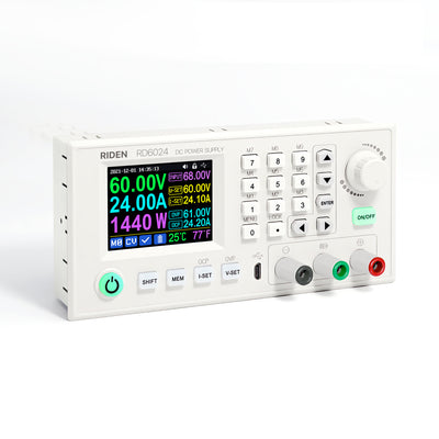 LinkMejor® RD6024 DC Step Down Voltage Power Supply WiFi 24A Buck Converter 12V/36V/48V/60V Adjustable Battery Charger 1000W