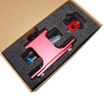 LinkMejor Adjustable Depth Cabinet Hinge Jig 35mm Hinge Hole Punch Locator Cabinet Door Installation Drilling Guide Woodworking Tool