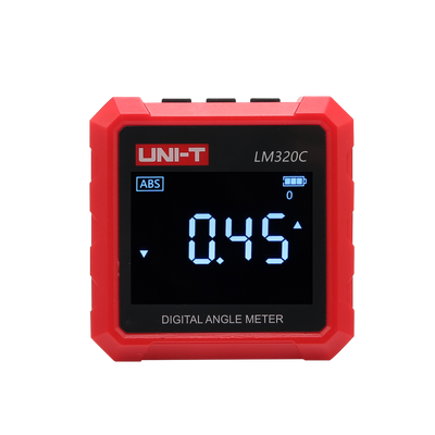 LinkMejor LM320C Digital Inclinometer Magnetic Angle Meter 360° Measurement ±0.2° Accuracy LCD Display Absolute and Relative Measurement Portable Leveling Tool