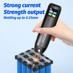 Docreate-757 Small Digital Display Handheld Spot Welding Machine 800A 4.2V 1.33 inch TFT ABS Lightweight Portable Welder