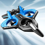 LinkMejor S83 2.4G EPP Glider Altitude Hold Mode 360° Roll 4 Motors 4CH LED RC Drone Airplane Quadcopter Stunt Fighter RTF
