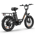 [EU DIRECT] URLIFE E20 Electric Bike 48V 13AH 500W(Peak 1000W) Motor Recommended Top Speed 25KM/H 20inch Tire 130KM Max Mileage 120KG Max Load Electric Bicycle