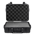 363x290x160mm Plastic Safety Equipment Case Waterproof Hard Carry Tool Box Shockproof Storage Box with Sponge for Tools Camera