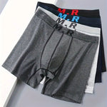 4pcs Cotton Comfy Long Style Men's Underwear Set Anti-wear Legs Comfortable Breathable Sports Boxer Briefs Set Underwear Not Easy To Strangle Underpants Set