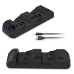 Dual Controller Charging Station Compatible for PS5 Xbox Series S X Switch Pro with LED Display Fast Charging Feature