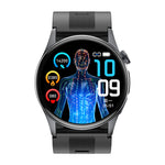 S200 1.56-inch AMOLED Display Murata Precision Piezoelectric Air Pump 4CH PD Optical Sensor ECG Heart Rate Blood Pressure Blood Oxygen Monitoring Body Composition Analysis Non-invasive Glucose Measurement NFC Function IP66 Waterproof Smart Watch