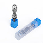 LinkMejor 1/4" Shank Woodworking Solid Carbide CNC Router Bit  Spiral Compression Top Bearing Flush Router Bit Ideal for Carving Trimming Milling