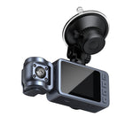 S2Q Dash Cam 3 Channel Front 2K Cabin 720P Rear 720P Wide Angle Lens Motion Detection G Sensor Loop Recording Night Vision Car Camera