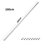 LinkMejor Woodworking 19*12.7mm T Track with Predrilled Mounting Holes for Quick Ratchet Rail Clamps for M6/M8 Slot Hold Down Clamps Featherboard
