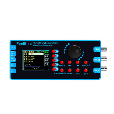 FY3600 Signal Generator 20MHz DDS Arbitrary Waveform High Frequency Counter Pulse Generator with 0-20Vpp Amplitude and 2.4 Inch High Resolution Display Screen