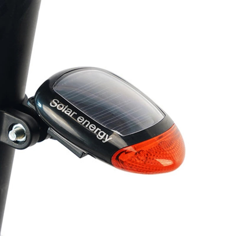 LinkMejor Tail Light Bike Light Cycling Safety Solar Tail Light Rechargeable USB Led Bicycle Accessories Warning Light Rear Light