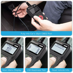 LinkMejor AS100 OBD2 Scanner Car Code Reader Diagnostic Scan Tool Check Engine Fault  Read Codes Clears Codes