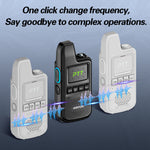 1/2PCS LinkMejor AI-828C Walkie Talkie Dual PTT UHF Wireless Copy Frequency Clear Voice Report 16 Channels Portable Ham Radio
