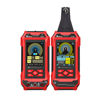 EU Direct AV TOOLTOP ET836 ET838 Network Cable Tester Multimeter 400V Voltage Testing LCD Display Live Wire Tracing Rechargeable Battery