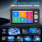 LinkMejor S608 OBD2 Scanner Automotive Diagnostic Tool 4 System Diagnosis 9 Resets Bi-Directional Control CANFD Lifetime Free Update Professional Car Code Reader
