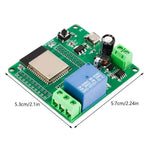 One Channel Relay ESP32-WROOM Development Board Single Relay Module DC 7-60V Power Supply for Home Appliance Accessories