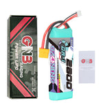 LinkMejor 7.4V 2800mAh 150C 2S Lipo Battery XT60 PLUG/T PLUG for 1/12 1/14 1/16 RC Cars