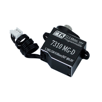 LinkMejor 7310 MG-D 1.5kg Stainless Steel Gear RC Servo for RC Helicopter Aircraft Drones Models