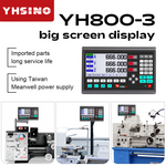 LinkMejor YH800-3 DRO & YE Optical Linear Scale Set High Precision 3 Axis Durable Imported Parts Suitable for Different Measurement with Optional Length Professional Digital Display+ Scale