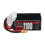 LinkMejor 4S 15.2V 1100mAh 60C 16.72Wh LiPo Battery XT30 Plug for GEPRC Tern LR40 FPV Racing Drone