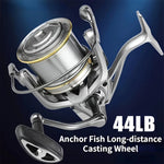 LinkMejor 8000-10000 Big Spinning Fishing Reel Drag 20KG Powerful Long Cast Rust-proof Seawater-proof Fishing Rod Reel Tools