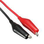 Y101 1Pcs 1.1M 50Ω Pure Copper BNC  To Alligator Clip Test Cable Oscilloscope Q9 Test Line
