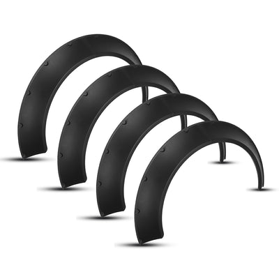 4pcs Car Fender Flares Flexible Yet Polyurethane Body Kits Extra Wide Body Wheel Arches Universal