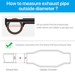 Caberre 2.5" Performance Universal Catalytic Converter Heat Shield Stainless Steel