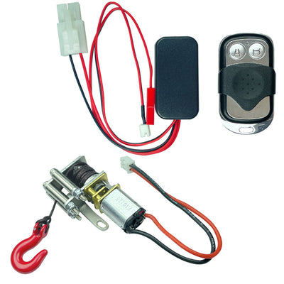 LinkMejor LDP06 1/12 Unimog 435 RC Car Upgraded Metal Winch Set LP0006 LP0007 Vehicles Models Spare Parts