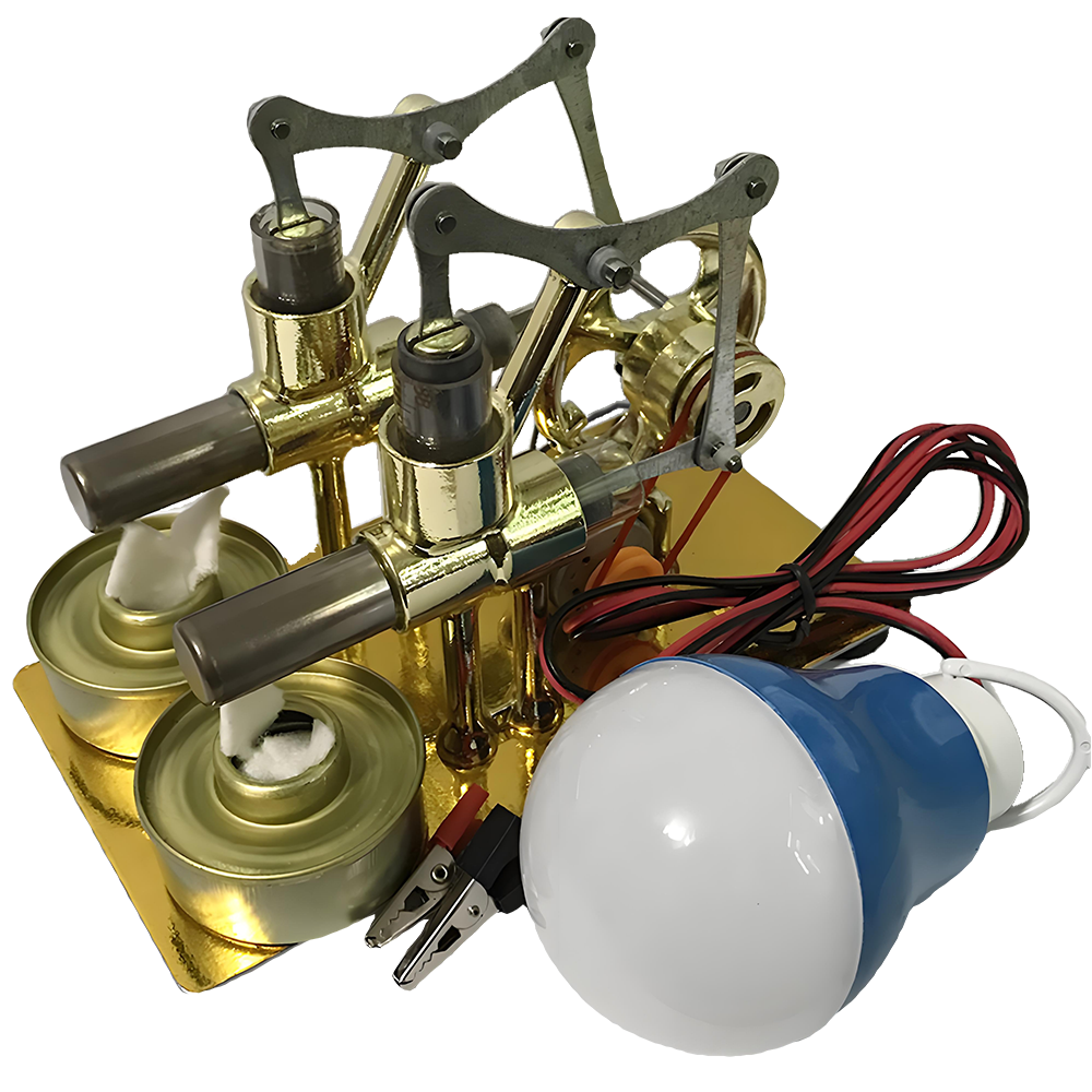 Stirling Engine Model Kit Steam Power Physics Popular Science Small Production Invention Experiment Education Teaching Tool