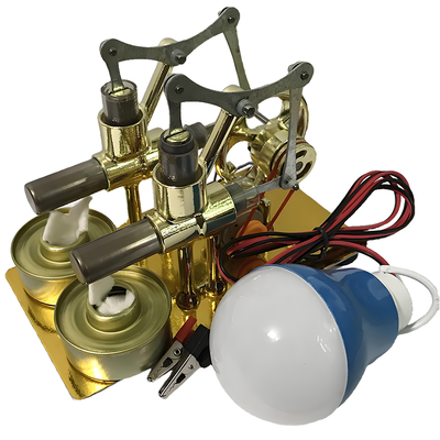 Stirling Engine Model Kit Steam Power Physics Popular Science Small Production Invention Experiment Education Teaching Tool
