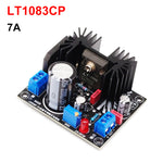 LM317T LM338T LT1083CP Adjustable DC Power Supply Board 1.5V-30V 1.5A 5A 7A AC DC Input LED Indicator