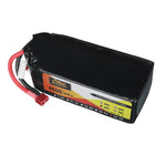 LinkMejor Power 22.2V 6500mAh 60C 6S LiPo Battery T Plug for RC Car