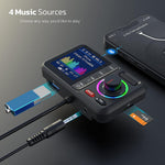 Car MP3 Bluetooth Player Large Screen Card USB Bluetooth FM Transmitter for Hand Free Driving Car Charger Compatible with  Voice Assistant