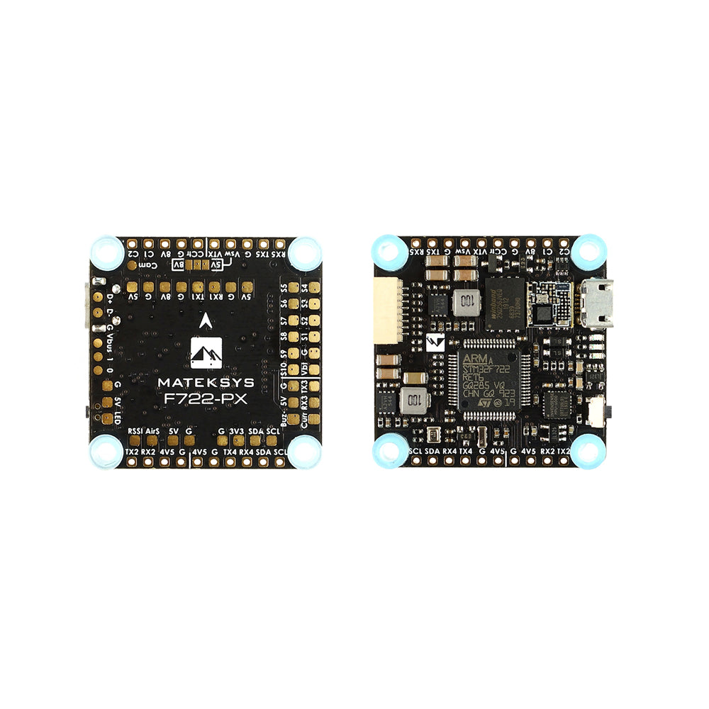 LinkMejor Systems F722-PX Flight Controller STM32F722 MPU6000 BMP280 Pixel OSD 32M Flash Blackbox for RC Drone Airplane
