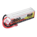 LinkMejor Power 22.2V 2600mAh 100C 6S LiPo Battery T Plug for RC Car