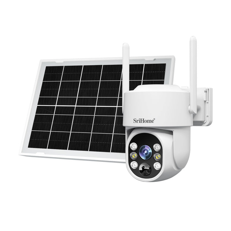 LinkMejor DH005 4MP Wireless Solar Security Camera PTZ AI Human Tracking Night Vision 5200mAh 2 Way Audio IP66 Waterproof Home Surveillance Cameras